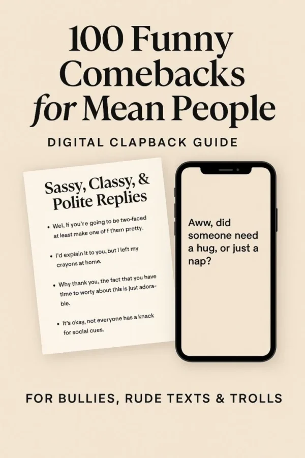 comebacks for mean people