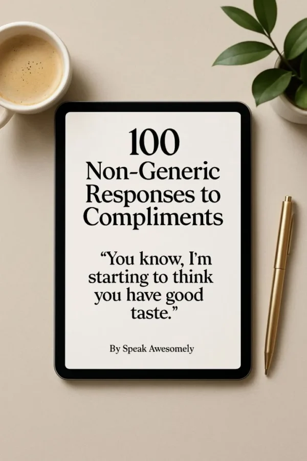 Responses to Compliments