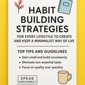 Habit Building Strategies for Minimalist Living