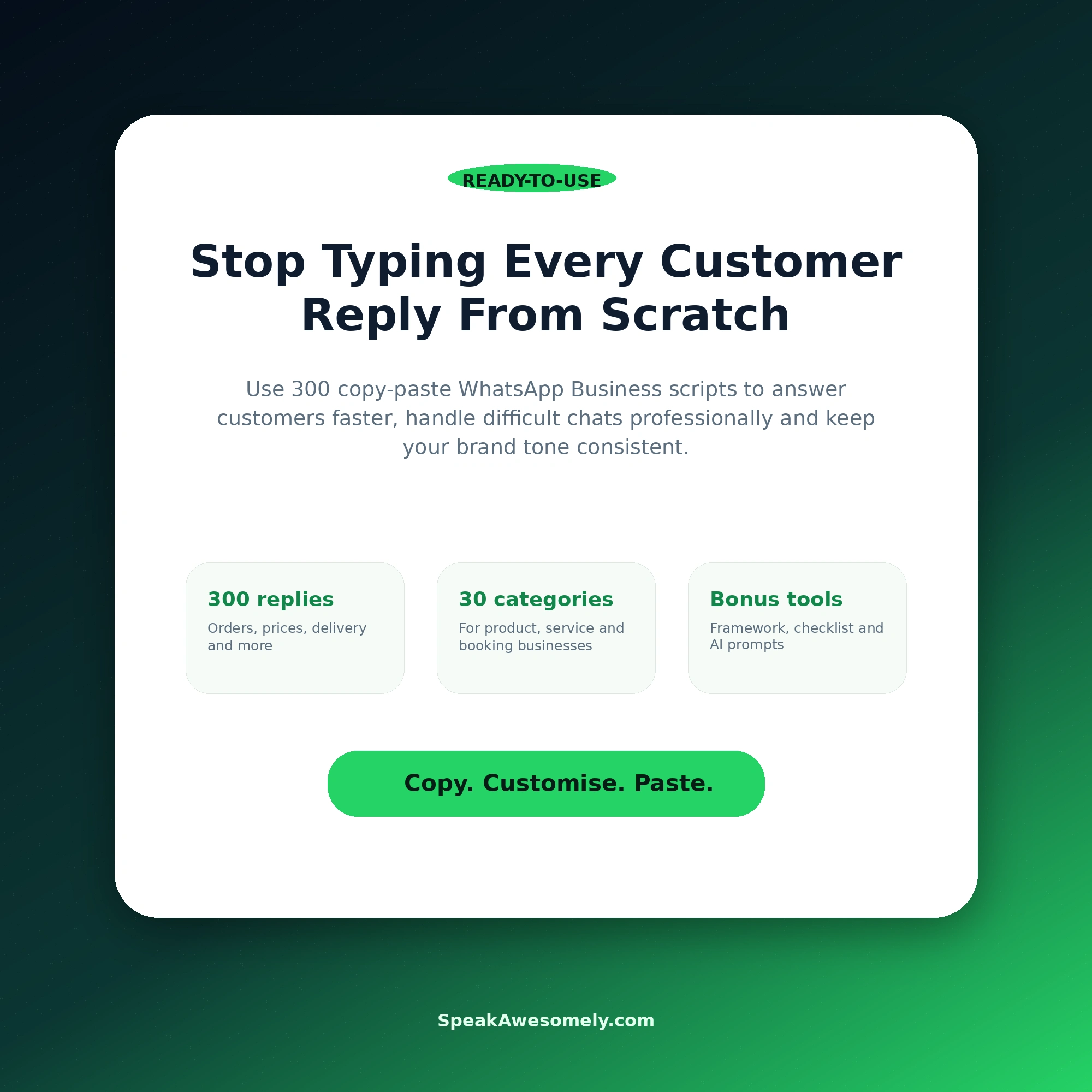 300 WhatsApp Business Replies for Small Businesses - Image 7