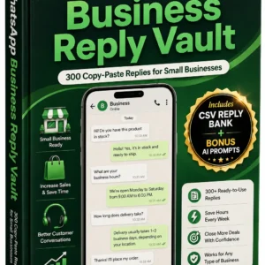 WhatsApp Business Replies for Small Businesses