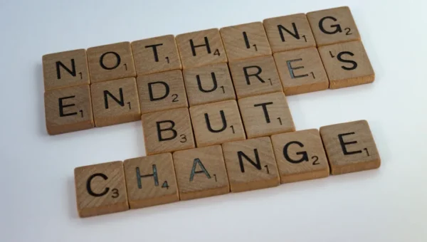 Person confidently navigating a conversation about personal growth and change